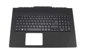 46M02GCS0008 teclado incl. topcase original Acer DE (alemán) negro/negro con retroiluminacion