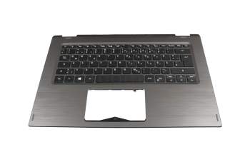 46M0DVCSA008 teclado incl. topcase original Acer DE (alemán) negro/canaso