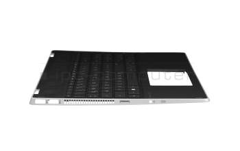 46M0GFCS0127 teclado incl. topcase original HP DE (alemán) negro/negro con retroiluminacion