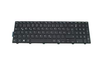 490.00H07.0D0G teclado original Dell DE (alemán) negro/negro