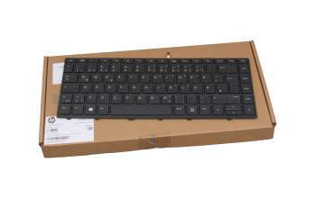 490.0EQ07.010G teclado original HP DE (alemán) negro/negro con retroiluminacion