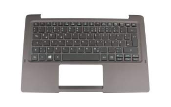 49006H010D0G teclado incl. topcase original Darfon DE (alemán) negro/negro con retroiluminacion