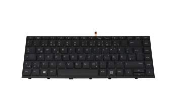 4900EQ07010G1230003DVL00 teclado original HP DE (alemán) negro/negro con retroiluminacion