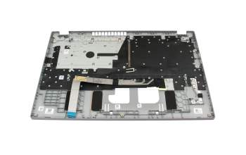 4B501103B teclado incl. topcase original Acer DE (alemán) gris/canaso con retroiluminacion