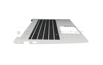 4BX8QTATP40 teclado incl. topcase HP DE (alemán) negro/plateado con retroiluminacion