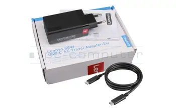 5A10X49215 cargador USB-C original Lenovo 65 vatios EU wallplug pequeño cable incluido