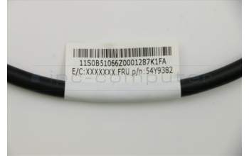 Lenovo CABLE Fru,500mm VGA to VGA cable para Lenovo ThinkCentre M910S (10MK/10ML/10QM)