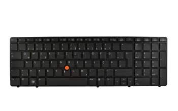 55012SA00-035-G teclado original Foxconn DE (alemán) antracita/negro/mate con retroiluminacion y mouse-stick