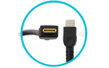 5A10W86296 cargador USB-C original Lenovo 135 vatios redondeado