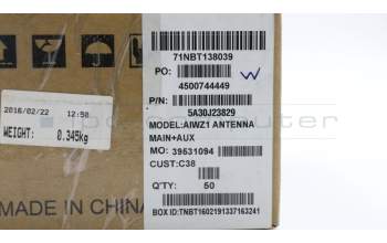 Lenovo ANTENNA Antenna C Z51-70 MAIN+AUX para Lenovo IdeaPad 500-15ISK (80NT)
