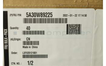 Lenovo 5A30W89225 ANTENNA Fru,13L FR 180mm ANT_LUX