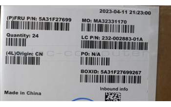 Lenovo 5A31F27699 Fru, RPL-Mini antenna_HTK