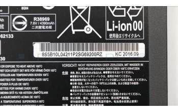 Lenovo 5B10L72557 SecondBattery Q 80SY NBTN W/Bezel