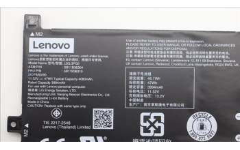 Lenovo 5B11B36310 BATTERY 3cell 47Wh 11.52V L20L3PG0 LG