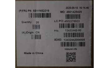Lenovo 5B11N52219 BATTERY 4cell99.99Wh15.52VL21B4PE1 BYD/B