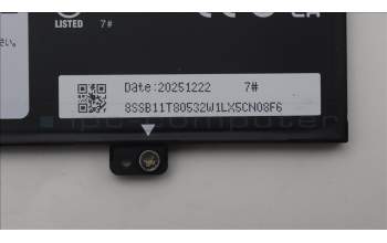 Lenovo 5B11T80531 BATTERY 4cell 70Wh 15.48V L25D4PH1 SD/W