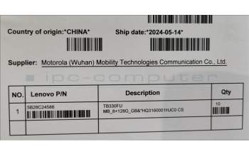 Lenovo 5B28C24588 TB330FU MB_8+128G_GB&*HQ3160001HJC0 CS