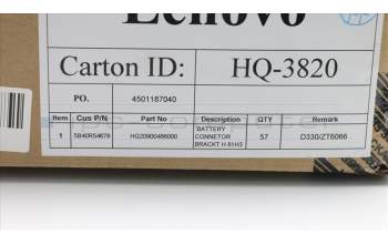 Lenovo BRACKET BATTERY CONNETOR BRACKT H 81H3 para Lenovo IdeaPad D330-10IGL (82H0)