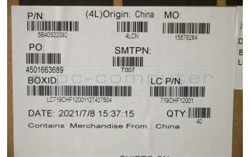 Lenovo 5B40S22092 BRACKET Bracket L 20YM SSD HOLDER