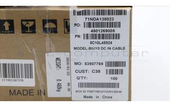 Lenovo CABLE DC-IN Cable C 80S7 para Lenovo Flex 4-1435 (80SC)