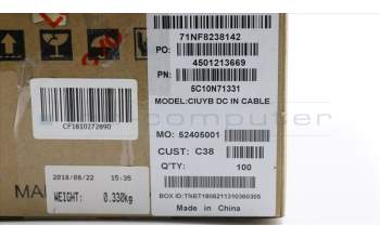 Lenovo CABLE DC-IN Cable C 80XB para Lenovo Flex 5-1570 (80XB/81CA)