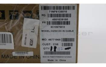 Lenovo CABLE DC-IN Cable C 80XC para Lenovo IdeaPad 720s-14IKB (80XC/81BD)