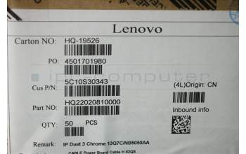Lenovo 5C10S30343 Power Board Cable H 82QS