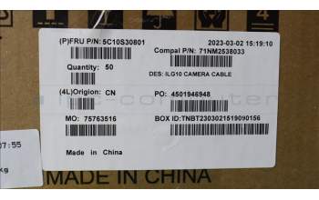 Lenovo 5C10S30801 CABLE camera cable C 82XV