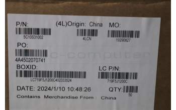 Lenovo 5C10S31002 CABLE CABLE L 83DN IO/B TOP LJYI