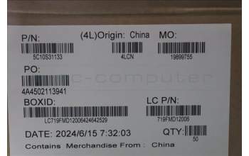 Lenovo 5C10S31133 CABLE Cable L 83GW IO/B MGE