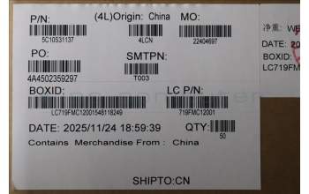 Lenovo 5C10S31137 CABLE Cable L 83GW EDP HIGH-TEK