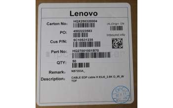 Lenovo 5C10S31235 CABLE EDP cable H 83J0_2.8K O_IR_W TOF