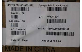 Lenovo 5C10S31322 CABLE IO board FFC C 83JX