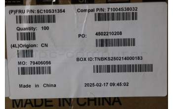 Lenovo 5C10S31354 CABLE Camera cable C 83JK