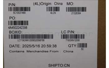 Lenovo 5C10S31489 CABLE CABLE L 83LY LJYI M/B-IO/B