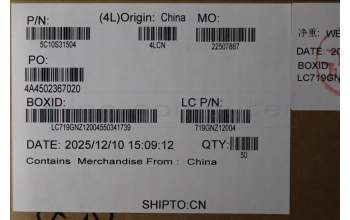 Lenovo 5C10S31504 CABLE Cable L 83LT EDP CABLE OLED LUX