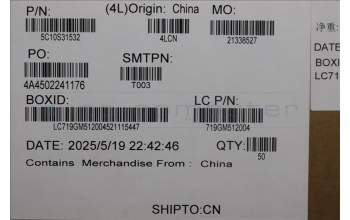 Lenovo 5C10S31532 CABLE Cable L 83L0 MGE M/B-CAMERA NT