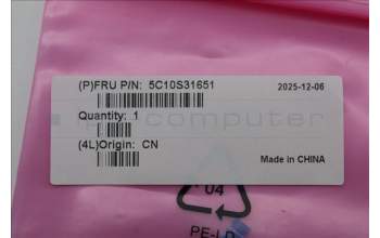 Lenovo 5C10S31651 CABLE CABLE L 83UT TP/B Cable LJYI