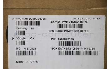 Lenovo 5C10U58365 CABLE Power FFC(27)
