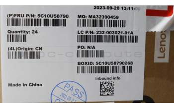 Lenovo 5C10U58790 CABLE Fru EDP Cable