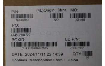 Lenovo 5C10U58842 CABLE Fru, 200mm SATA 2 latch L_angle