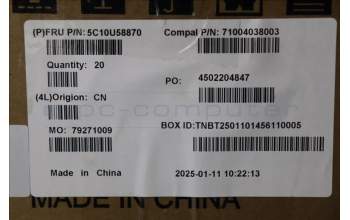 Lenovo 5C10U58870 CABLE Refresh FPC IO/MB