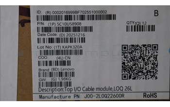 Lenovo 5C10U58908 CABLE Fru,LOQ Front I/O 2 cable kit
