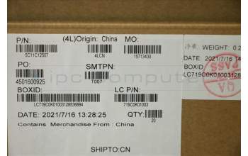 Lenovo 5C11C12507 CABLE H-CONN SET 1VU M/B CAM W/FPC HPD