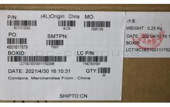 Lenovo 5C11C12522 CABLE FRU CABLE EDP&IR Camera cable