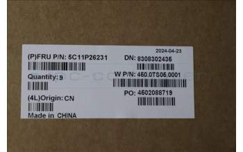 Lenovo 5C11P26231 CABLE FRU CABLE, Smart card FFC, BLANC