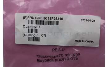 Lenovo 5C11P26316 CABLE FRU CABLE FFC ME630 M/B-FPR_IO/B