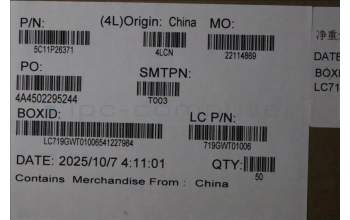Lenovo 5C11P26371 CABLE MP6C0 M/B FHD COAX+TFL