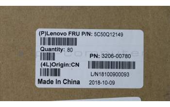Lenovo 5C50Q12149 CARDPOP Audio Board B 81B5 W/Cable
