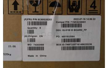 Lenovo 5C50S25283 CARDPOP Function Board C 82R1 FP
